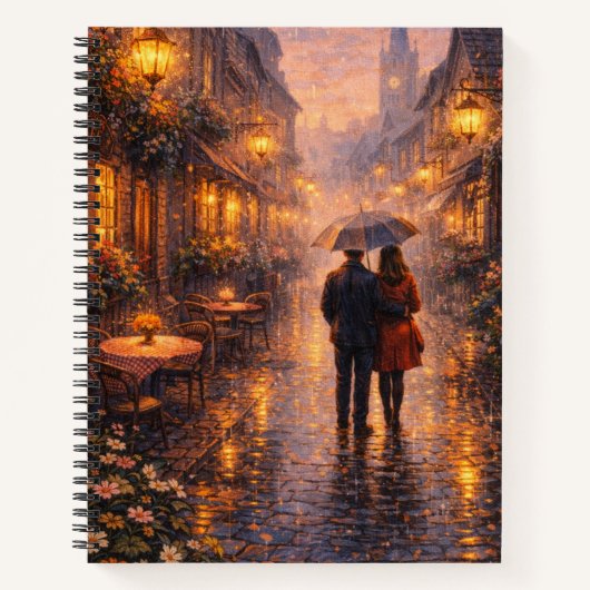 Romantic Spiral Notebook Notizblock (Vorderseite)