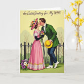 Romantic Spring Kiss Card Karte (Gelbe Blume)