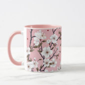 Romantic Springtime Cherry Blossoms Japandi Floral Tasse (Links)