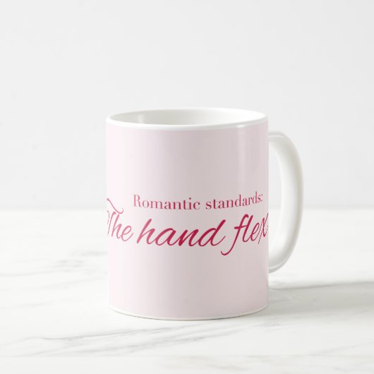 Romantic standards: The hand flex Kaffeetasse (VorderseiteRechts)