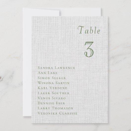 Romantic summer berries Wedding Table Seating Card Einladung (Vorderseite)