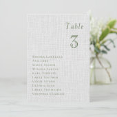 Romantic summer berries Wedding Table Seating Card Einladung (Stehend Vorderseite)