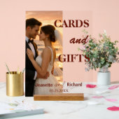 Romantic Sunset Beach Wedding Vows  Acrylschild (Hochzeit)