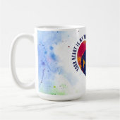 Romantic Sunset Soulmates Your Heart My Home Mug Kaffeetasse (Links)