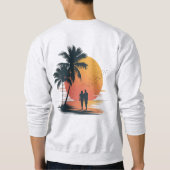 Romantic Sunset Stroll Sweatshirt (Rückseite)