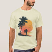 Romantic Sunset Stroll T-Shirt (Vorderseite)