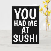 ROMANtIC SUSHI GREETING CARDS Karte (Gelbe Blume)