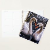 Romantic Swans in a Winter Wonderland Planer (Anzeige)