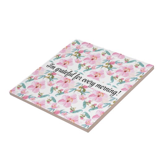 Romantic sweet cherry Blossom art Fliese (Seite)