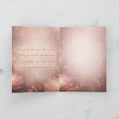 Romantic Thinking of You Love for Her Pink Lotus Karte (Innenseite)