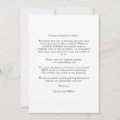 Romantic Three Wedding Engagement Photos Collage (Rückseite)