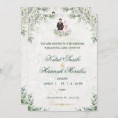 Romantic Timeless Wedding Invitation | Elegant Einladung (Vorne/Hinten)