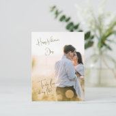 Romantic To The Love of My Life  Postkarte (Stehend Vorderseite)