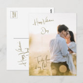 Romantic To The Love of My Life  Postkarte (Vorne/Hinten)