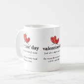 Romantic Valentine’s Day Gift for Him or Her Kaffeetasse (Vorderseite Links)