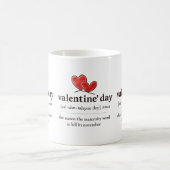 Romantic Valentine’s Day Gift for Him or Her Kaffeetasse (Mittel)