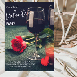 Romantic Valentine’s Day Party Einladung