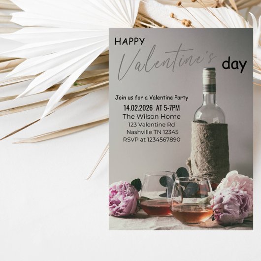 Romantic Valentine’s Day Party Einladung