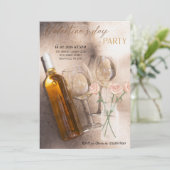 Romantic Valentine’s Day Party Einladung (Stehend Vorderseite)