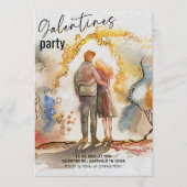 Romantic Valentine’s Day Party Einladung (Vorderseite)