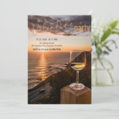 Romantic Valentine’s Day Party Einladung (Stehend Vorderseite)