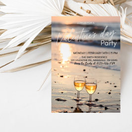 Romantic Valentine’s Day Party - Heart & Love Einladung