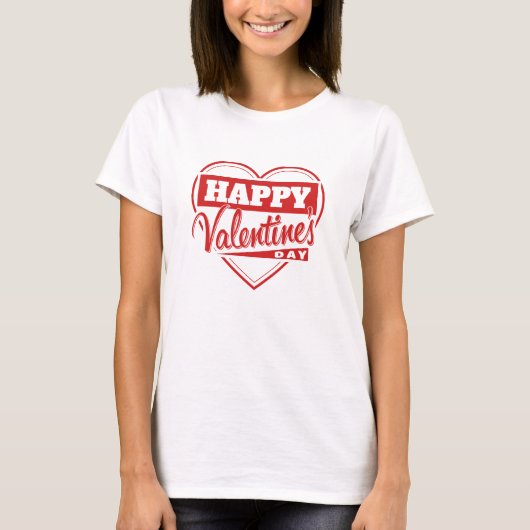 Romantic Valentine’s Day Quote T-Shirt (Vorderseite)
