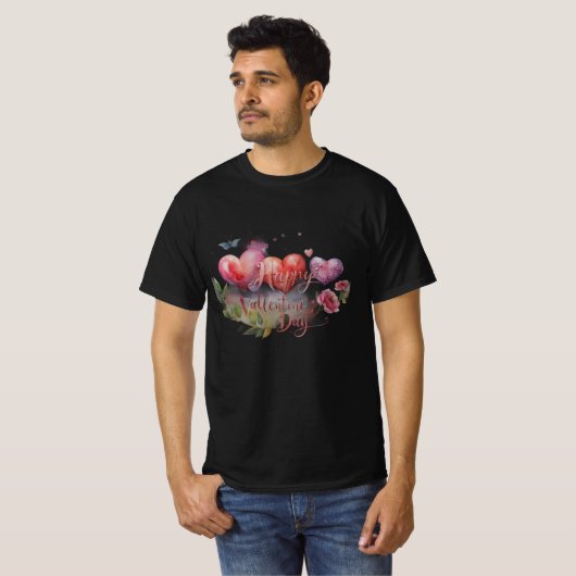 Romantic Valentine’s Day Quote T-Shirt (Vorne ganz)