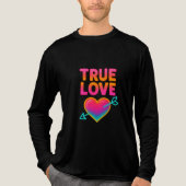 Romantic Valentine’s Day T-Shirt Tri-Blend Shirt (Vorderseite)