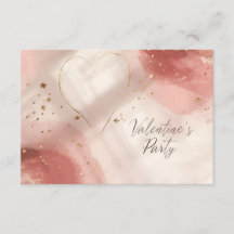 Romantic Valentine’s Details Card – Blush & Gold