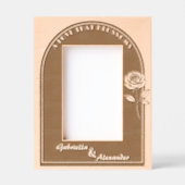 Romantic Valentine’s Gift for Couples - Rose  Geätzte Rahmen (Vorderseite)
