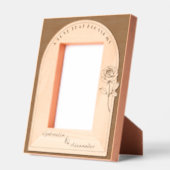 Romantic Valentine’s Gift for Couples - Rose Geätzte Rahmen (Links)