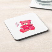 Romantic Valentine’s Gift Getränkeuntersetzer (Linke Seite)