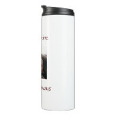 Romantic Valentine Tumbler – Add Your Photo Thermosbecher (Nach rechts gedreht)