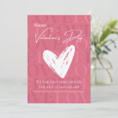 Romantic Valentine's Day Card Idea | Deep Love Quo Einladung (Stehend Vorderseite)