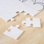 Romantic Valentine's Day Roses Hearts Personalized Puzzle (Seite)