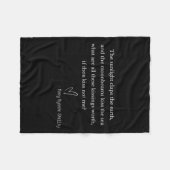 Romantic Valentine's Percy Bysshe Shelley Quote Et Fleecedecke (Vorderseite (Horizontal))