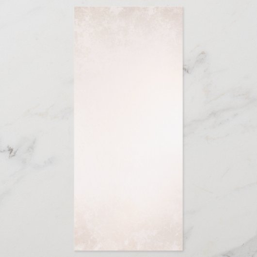 Romantic Vineyard Rustic Wedding Menükarte (Rückseite)