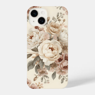 Romantic Vintage Floral Bouquet Pattern iPhone 14 Hülle