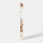 Romantic Vintage Floral Bouquet Pattern iPhone Hülle (Linke Seite)