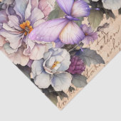 Romantic Vintage Floral Love Letter Decoupage Seidenpapier (Detail)