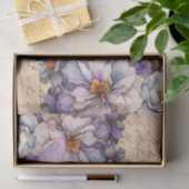 Romantic Vintage Floral Love Letter Decoupage Seidenpapier (Geschenk)