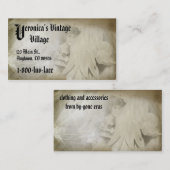Romantic Vintage Lace Company Visitenkarte (Vorne/Hinten)