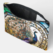 Romantic Vintage Peacock Makeup Purse Zubehörtasche (Offen)