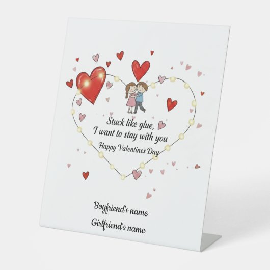 Romantic want to stay with you  sockelschild (Vorderseite)