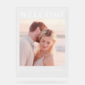 Romantic Warm Photo Acrylschild (Vorderseite)
