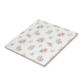 Romantic Watercolor Pink Roses Pattern Fliese (Seite)