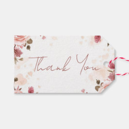 Romantic Watercolor Valentine’s Favor Tag | Dusty Geschenkanhänger