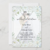 Romantic Watercolor Wedding Einladung (Vorderseite)