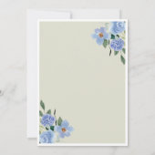   Romantic Wedding Announcement Save The Date (Rückseite)